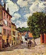 Alfred Sisley Strabe in Moret-Sur-Loing oil painting artist